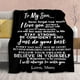 thumbnail image 1 of LHSHID To My Son Blanket From Mom Personalized Gift for Man to Be Dad Husband Soft Throw Courage Inpsirational Sheet Lightweight Quilt Gifts for Boys Kid Birthday Flannel Blankets for Couch Bed, 1 of 8