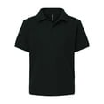 thumbnail image 4 of AllPro 62800Y Youth Pique Polo-Black-XS, 4 of 6