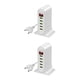 thumbnail image 4 of Methold USB de 5 puertos para pantalla LED 5V 4A estación de carga Multi USB Universal teléfono escritorio pared hogar UE EE. Blanco Enchufe de la UE 2piezas, 4 of 6