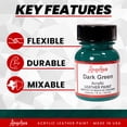 thumbnail image 2 of Pintura para cuero Angelus verde oscuro acrílica 30 ml, 2 of 9