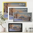 thumbnail image 4 of Designart 'Traditional Cottage Covered With Snow In Winter II' Traditional Framed Art Print, 4 of 4