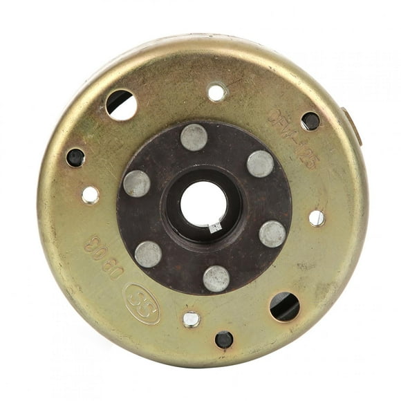 M Buder Estator de Volante Magnético de 6 Polos, Repuesto de Bobina de Encendido de Acero Inoxidable para Motor GY6 125cc 150cc, Compatible con Scooter, Quad, Dirt Bike, ATV y Dune Buggy (11 cm)