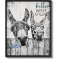 thumbnail image 1 of Farmhouse Bathroom Wall Art Donkey Poster Black and White Painting Funny Donkey Pictures for Wall Rustic Canvas Print Animal Wall Décor (8"x10" Unframed), 1 of 6