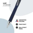 Uniball Jetstream RT 3 Pack, 0.7mm Black, Blue and Red Ballpoint Pens