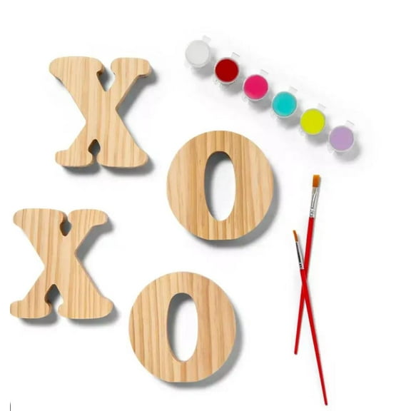 XOXO Paint Your Own Wood Letters Kit