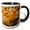 Black/White, variant on 3drose, Free-ranging Buff Orpington Chickens., 11oz Two-tone Black Mug