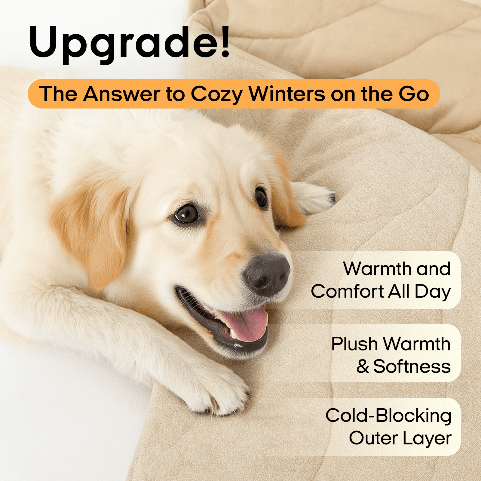 Vagascape Cooling Pet Mat – All-Season Cooling Pad for Dogs & Cats, Washable Crate Bed, Large