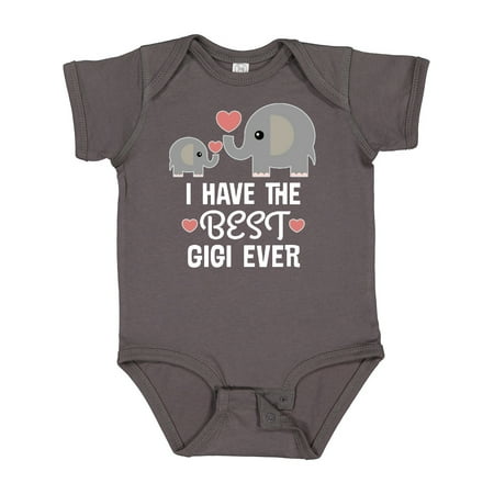 

Inktastic Best Gigi Ever Grandkids Boys or Girls Baby Bodysuit