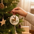 thumbnail image 4 of Christmas 12Pcs Embroidery Ornament Kit, Christmas Holiday DIY Set for Home Decor , Beginner Embroidery Kit for Adults, 4 of 4