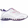 thumbnail image 3 of Womens Cheeks Air Trac Trainer Athletic Shoes - White/Pink/Purple, 3 of 6