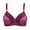 Purple, variant on Elainilye Fashion Womens Bra Plus Size Traceless Comfortable Breathable Bra Wirefree Non-Magnetic Buckle Underwear,Black