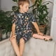 thumbnail image 4 of Balery Wildflower Watercolor 1 Conjunto de Pijama Infantil de Manga Corta con Estampado – Ropa de Dormir de Algodón Suave-Medium, 4 of 6