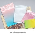 thumbnail image 2 of Yuarrent Bolsa de 100 Uds., bolsas de embalaje ligeras portátiles, bolsa resellable práctica, nueces de frutas secas para el hogar Almacenamiento y organización del hogar Verde 7*10 CM Yuarrent HA077043-04, 2 of 6