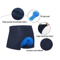 thumbnail image 6 of 2 Pack Mens Bike Underwear Shorts with Gel Padded Breathable Bicycling Bike Shorts Cycle Underwears Blue XL, 6 of 7