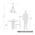 thumbnail image 2 of Golden Lighting Garvin 6-Light Chandelier in Chrome, 2 of 6