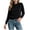 BlackA, variant on Women's Crew Neck Sweaters Fall Oversized Knit Pullover Long Sleeve Tops Trendy Winter Clothes