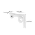 thumbnail image 2 of LABELEPH Outdoor Enthusiasts 4Pcs White Plastic Tablecloth Clips for Securing Tablecloths and Holding Various Items, 2 of 8