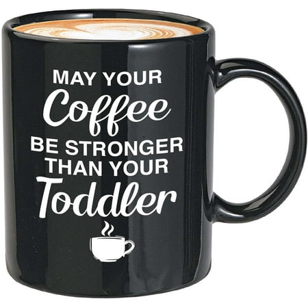 

Novelty Mother Coffee Mug - May Your Coffee Be Stronger Than Your B - Mommy Mom Step Mother In Law 11 Oz