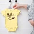 thumbnail image 5 of Siblings Have Tails Adorable Pet Owner Romper Boys or Girls Infant Baby Brisco Brands 12M, 5 of 6