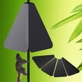 thumbnail image 3 of 1Pc/2Pcs Squirrel Baffle, Square Plastic/Metal Squirrel Baffle for Bird Feeders for Outdoor Protects Hanging Bird Feeders and Poles（Black）, 3 of 6