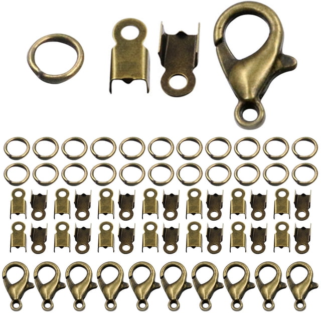 PENIKOKO Jewelry Making Cord Ends 300Pcs Iron Set for Handmade Jewelry and Diy Projects by Artisans