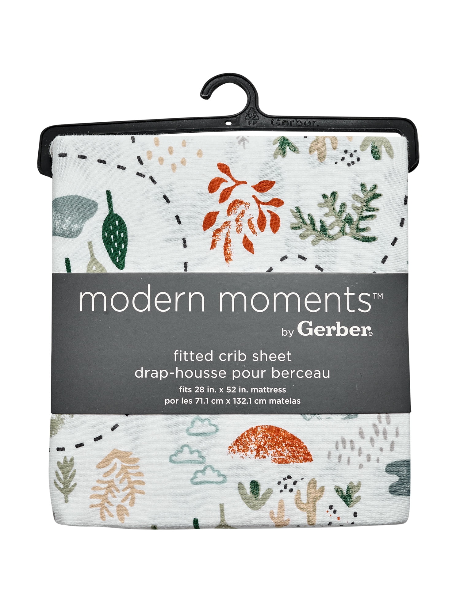 Modern Moments by Gerber Baby & Toddler Boy Ultra Soft Fitted Crib Sheet, White