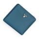 thumbnail image 2 of Minnieouse Cartera corta para mujer, monedero elegante con botones de ciervo, Color sólido, suave, de cuero, plegable, con cremallera, tarjetero Carteras Lago azul, 2 of 6