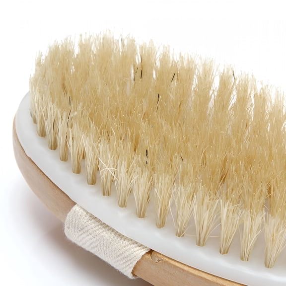 ACDANC 2026 New Bath Body Brush & Shower,Dry Skin Brushing Natural Boar Bristles & 16 Inches Long Bamboo Detachable Handle,Back Scrubber for Exfoliates & Stimulates Circulation