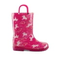 thumbnail image 4 of Bocca Kids Cherry Rainbow Rain Boots for Toddler Girls Sizes 12, 4 of 5