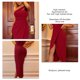 thumbnail image 5 of Vestido de fiesta para mujer, vestido de un solo hombro para mujer, vestido con abertura para mujer, vestido sin mangas para mujer, rendimiento de primera categoría, 5 of 6