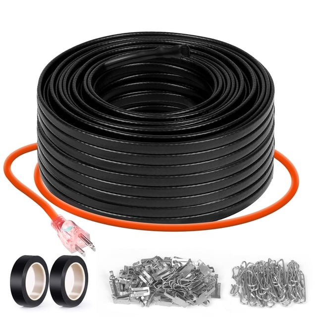 Cinta térmica para tuberías de agua Rylpoint de 79,5 pies (3 pies a 200 pies) 120 V