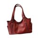 thumbnail image 5 of Bolso de hombro para mujer, moderno, de piel sintética, con asa superior, para ir de compras, viajar y trabajar. Rojo, 5 of 9