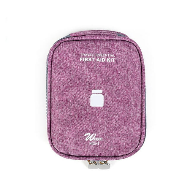 yingyy Emergency Organizer for Zipper Closure Household Empty Storage Bag Classification Dust-proof Students Survival Package Case Purple Small 1Set
