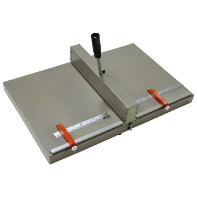 INTBUYING Machine à Frapper Manuelle avec Papier de Score, 14 Pouces, Cadre en Métal, avec 2 Blocs Magnétiques, 1 Unité