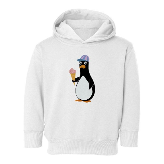 Cute Penguin With Ice Cream Hoodie Toddler -Image by Shutterstock, 2 Toddler