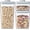 3 Pcs Set, variant on Airtight Food Storage Container Set with Lids 6-Piece Pop Containers for Kitchen Pantry Organization BPA-Free Stackable for Cereal Flour and Sugar (0.5, 1.2, 1.8 Quart)