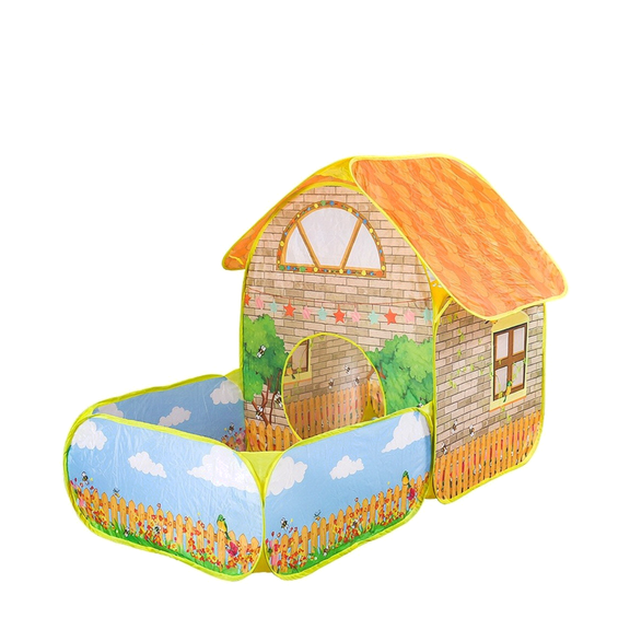 Pop Up Play Tents for Toddlers 1-3, Foldable Waterproof Play Tent, Indoor & Outdoor Baby Tent, Kids Play House with Ball Pit for Toddlers, Portable Kids Playhouse(Carry Bag, Garden-Theme)