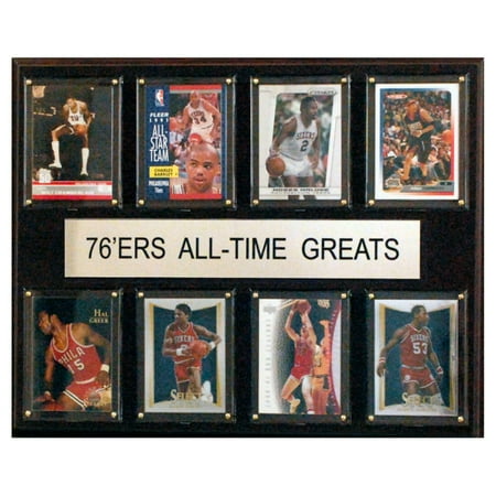 Philadelphia 76ers Logo Wall - C&I Collectables NBA 12x15 Philadelphia 76ers All-Time Greats Plaque