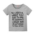 thumbnail image 2 of Gubotare Toddler Boy Summer Clothes Boys' Graphic Tee - Soft and Breathable Classic Crewneck Short Sleeve Pullover T-Shirt for Boys Sizes 1-2T (Grey,1-2 Years), 2 of 8