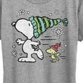 thumbnail image 3 of Peanuts - Snoopy Woodstock Skate - Women's Short Sleeve Graphic T-Shirt, 3 of 6