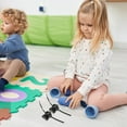 thumbnail image 4 of 2 Sets Spinning Top Launcher Set with Pull String Mechanism Battling Burst String Launcher Battling Game Toy for Kids, 4 of 9