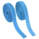thumbnail image 1 of Cinta de gancho y bucle Uxcell para coser, 2 piezas de tiras de sujetador de nylon no adhesivas de 5 yardas en azul, 1 of 7