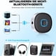 thumbnail image 2 of Adaptador Bluetooth para Coche, Receptor inalámbrico Bluetooth 5.0 para Coche estéreo/Auriculares con Cable, Mini Adaptador Bluetooth AUX, Llamadas Manos Libres, conexión Dual, 10 Horas de, 2 of 5