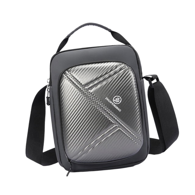 Bolso bandolera para hombre, mochila ligera de negocios para viajes y uso diario. Gris