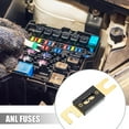 thumbnail image 2 of 9pcs 400A Gold Tone Plated ANL Fuse Universal Fit for Inverters Car Vehicle Truck Audio, 2 of 5
