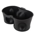 thumbnail image 3 of Portavasos para consola central 1WV70DX9AA Inserto de portavasos doble de goma para TOWN COUNTRY 2011 a 2016 Negro, 3 of 6