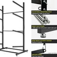 thumbnail image 4 of Selooye Kayak Storage Rack, Freestanding Heavy Duty Adjustable Kayak Stand Indoor Outdoor Storage Rack Garage, with Wheels and Foot Pad, for Kayaks, SUPs, Canoes, Surfboard, 4 of 8