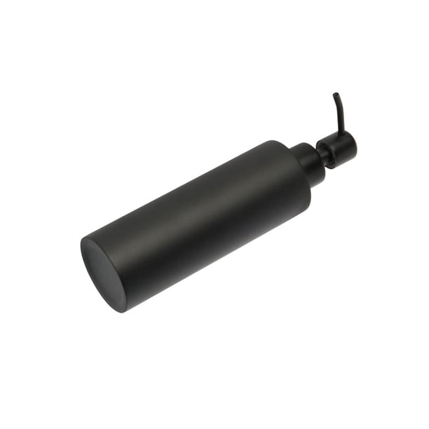 Cateissary Botella de bomba de loción Dispensador de jabón de acero inoxidable 304 negro Conveniente Larga vida útil Botellas de prensa Limpieza de Juegos de accesorios de baño Cateissary HA073272-01
