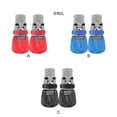 thumbnail image 2 of Billuyoard 2 pares de calcetines medianos para mascotas Animal antideslizante impermeable calcetín para botas caminar viajar senderismo zapato Suministros para perros Azul L, 2 of 6