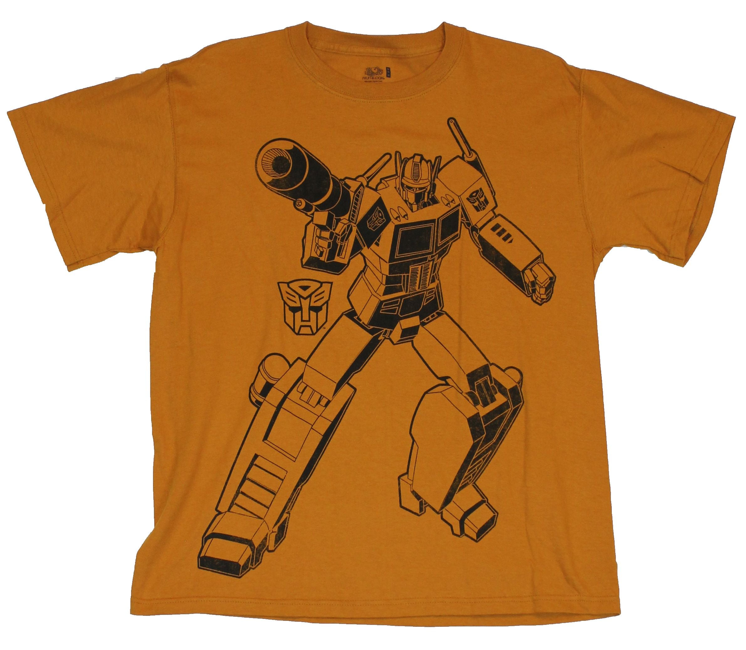 godt læber fjendtlighed Transformers (Classic 80s Cartoons Style) Mens T-Shirt - Optimus Prime Line  D - Walmart.com